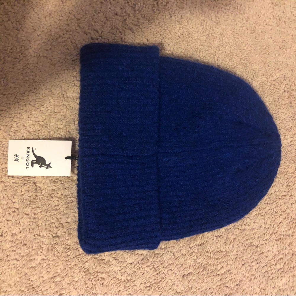 H&M Royal Blue Ribbed Knit Beanie - Picture 6 of 10